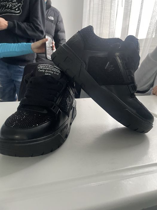 Amiri MA-1 negri cu diamante