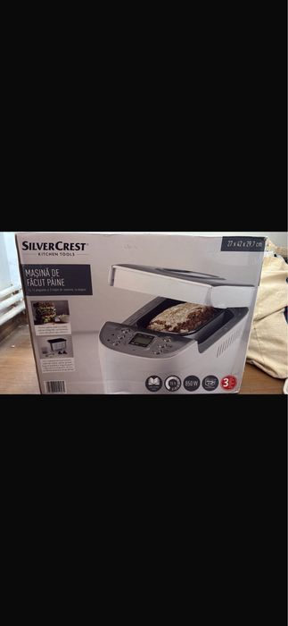Mașină de făcut pâine SilverCrest SBB 850 – 850W, 16 programe, nouă