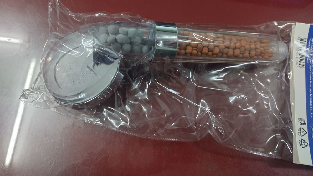 Спа душ слушалка с турмалинови топчета и германий