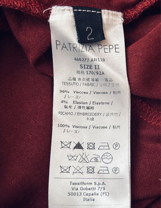 PATRIZIA PEPE уникална рокля размер 2/S