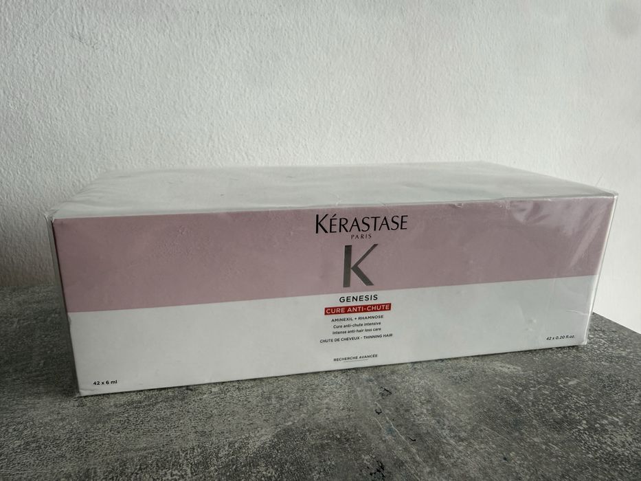 tratament intensiv anticadere - kerastase genesis cure anti-chute cu aminexil si rhamnose, 42 x 6 ml
