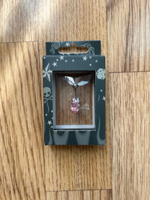 Сребърни обеци за пъп проба 925