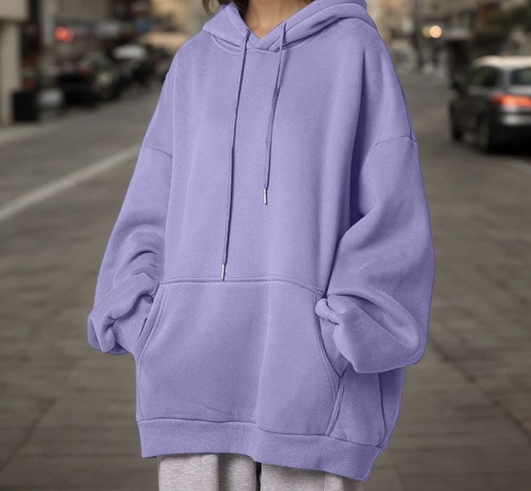 Худи сиреневое M/L