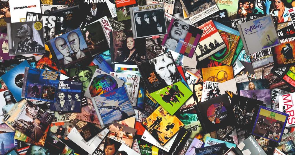 Большая коллекция компакт-дисков. Рок, поп, джаз, классика