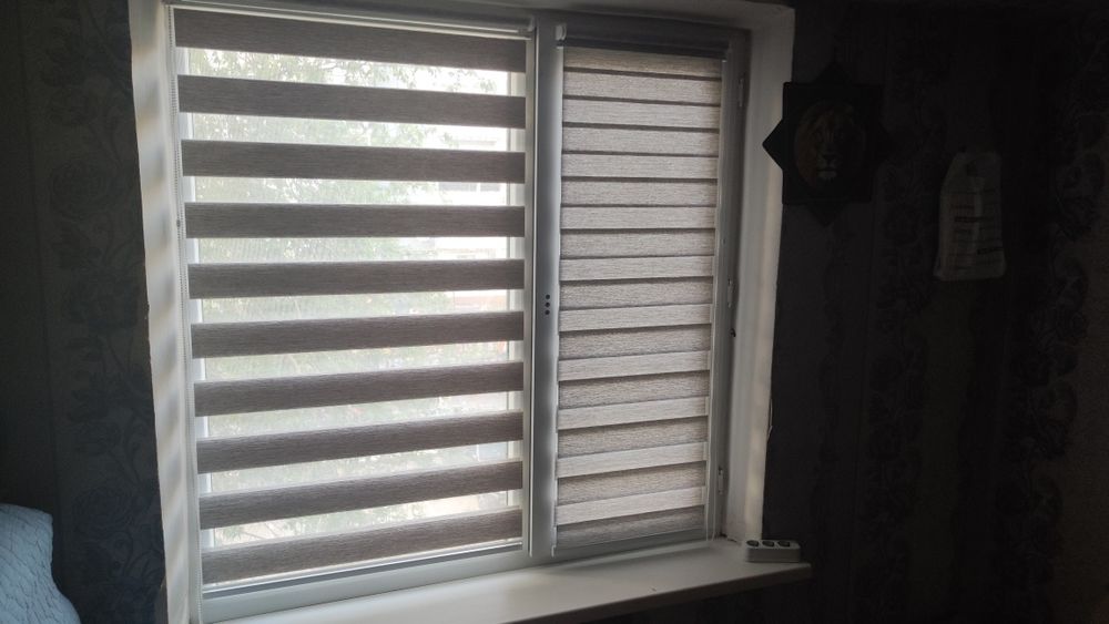 Жалюзи день ночь ролл шторы