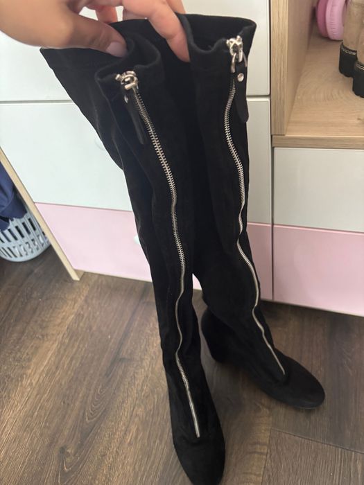 Дамски ботуши с цип