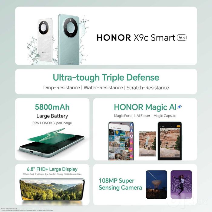 Honor x9c smart 8/256 oq new