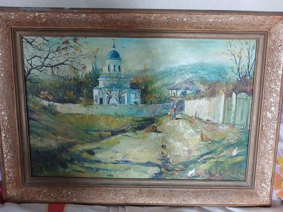 Vând tablou vechi ,mărime 60/40 Preț negociabil