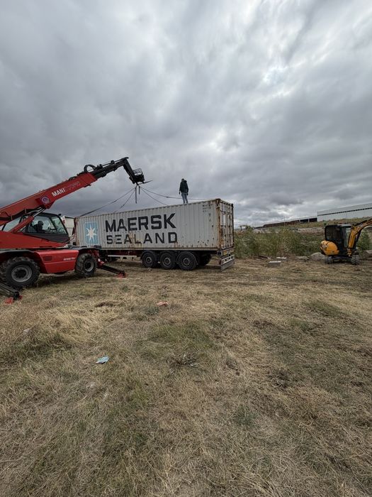 Închiriez container maritim cu teren aferent – depozitare / sediu firmă