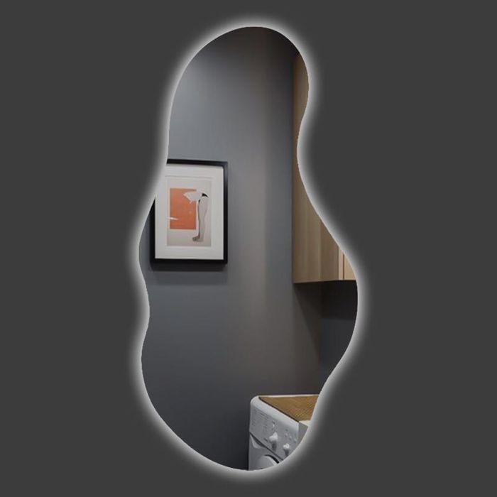 Фигурно огледало с LED осветление LM Lunar Mist