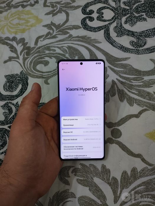 Xiaomi Redmi Note 14 Pro 16/256GB Black Igravoy Holati Yaxshi Ideal