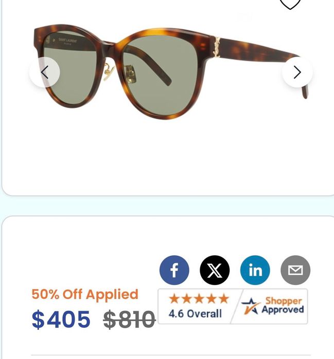 Слънчеви очила YSL оригинални