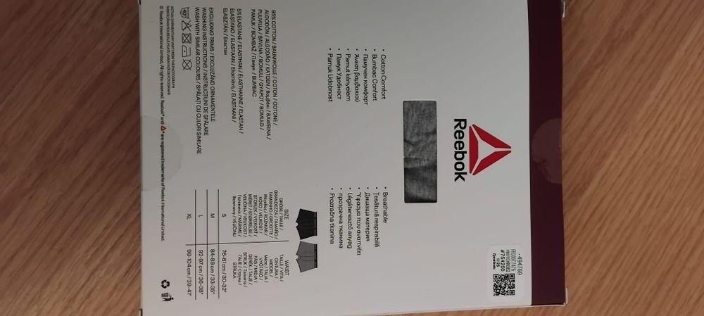 Set boxeri Reebok, 2 bucati,XL