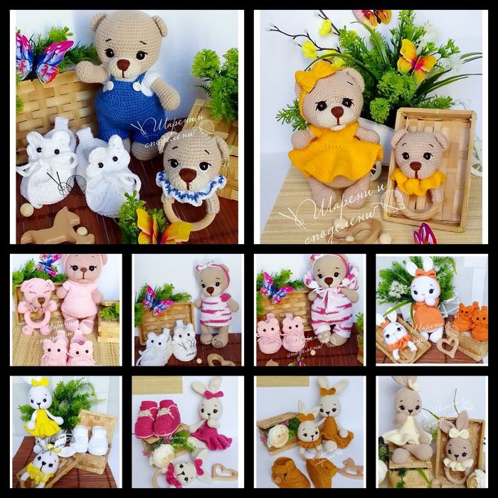 Ръчно плетени детски играчки