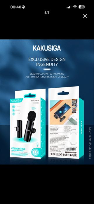 Микрофон петличный для Android