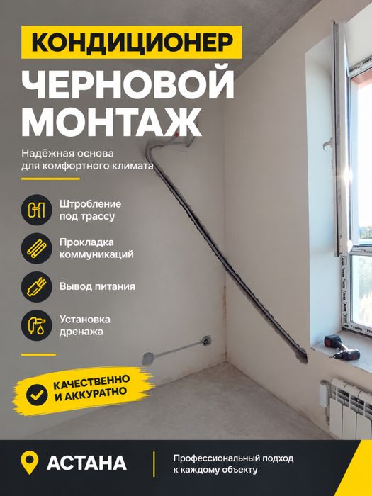 Установка кондиционера