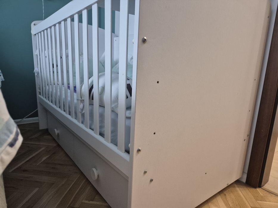 Бебешка кошара+нов двулицев матрак YATASH