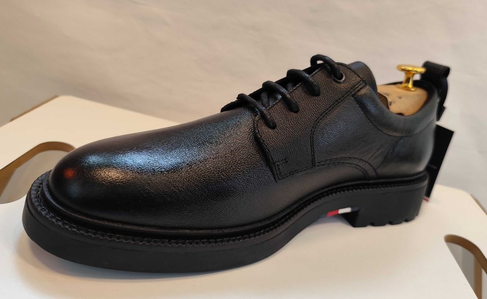 Pantofi derby 45 44 de lux Tommy Hilfiger NOI piele naturala premium