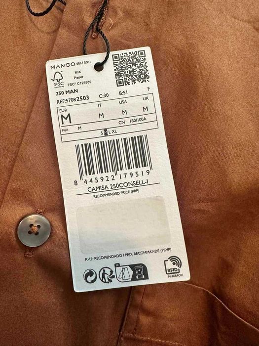Мъжка риза Mango, Размер М