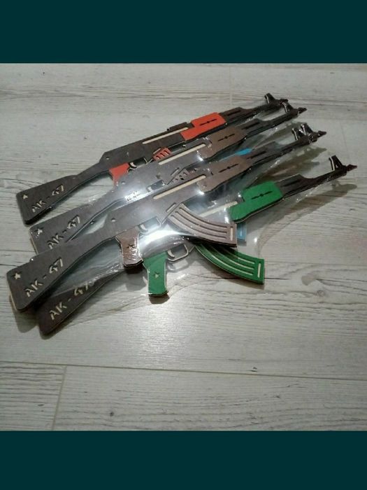 Винтовка М-16 деревянная игрушка