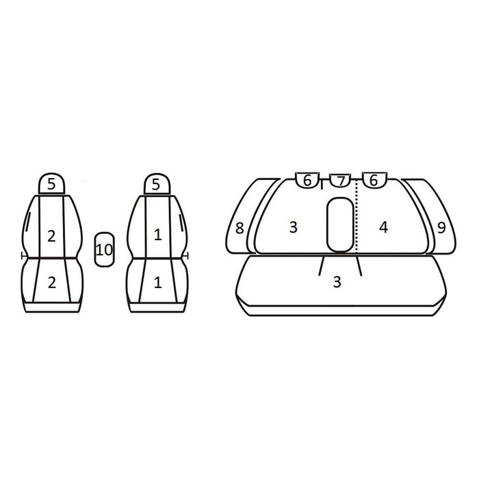 Huse auto tipizate Skoda Superb (2) 2008-2015