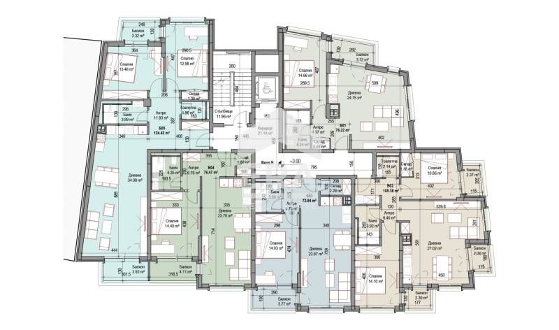 Продава се Тристаен апартамент в София, Сухата река - 124 кв.м за 1280 €/кв.м - Снимка #3