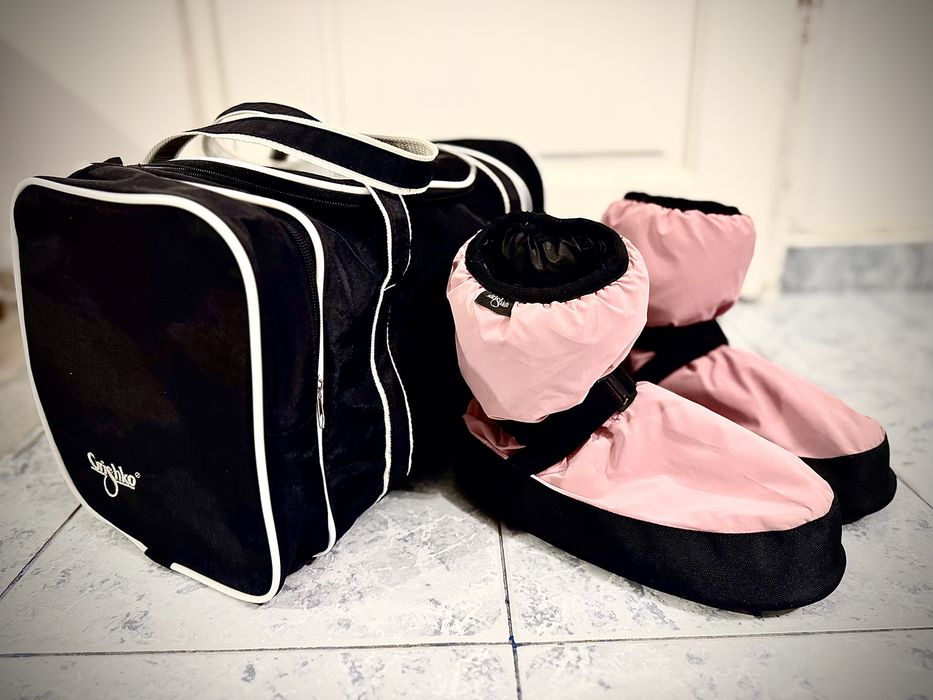 Балетни ботуши,чанта!