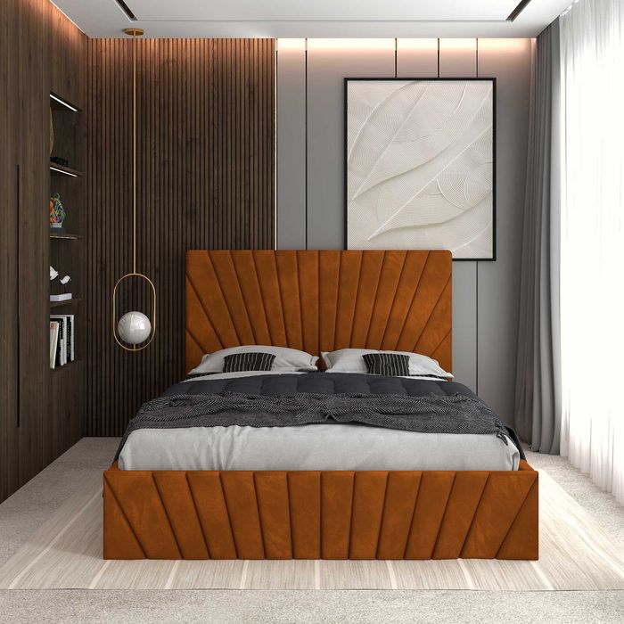 Paturi Tapitate-Mobila Dormitor-Livrare Gratuita-Pat Okafor