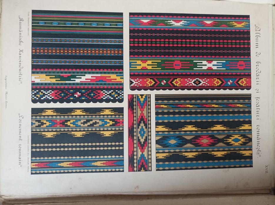 Vând album de broderii și țesături romanesti  din 1905