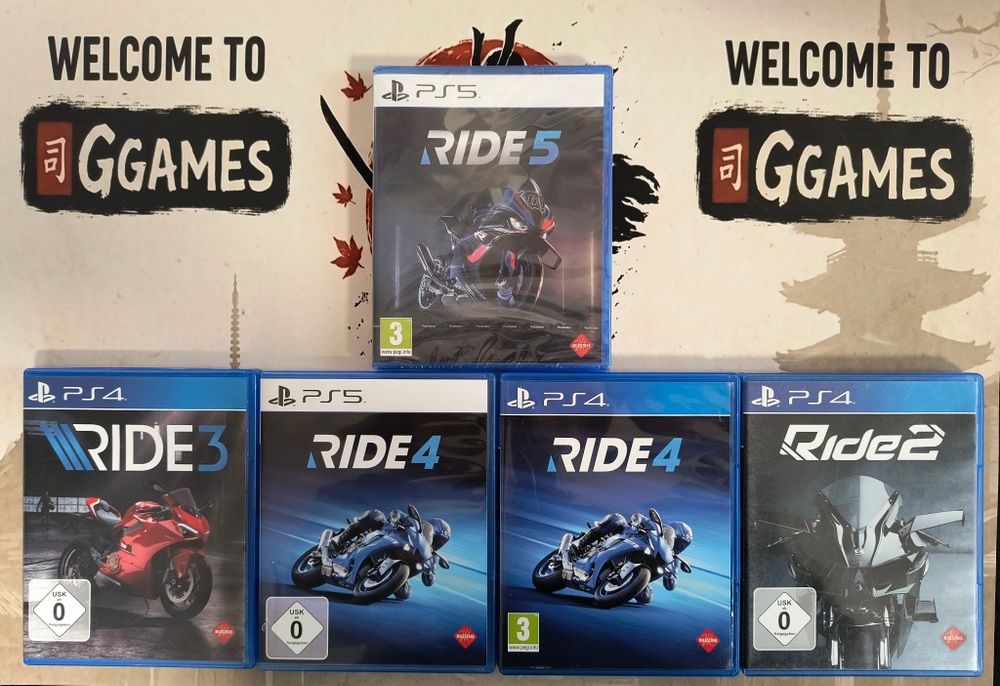 Ride 2 , 3 , 4 ,5 PS4 PS5