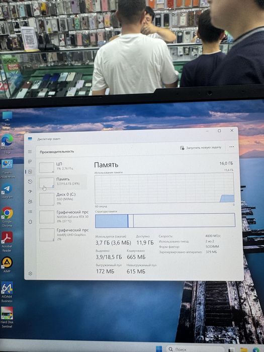 Asus Tuf F15 i7-12650H 8/512/3050 4Gb 15.6 FHD  165Hz