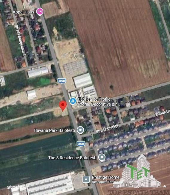 Teren Industrial Balotesti  Acces A3 + A0  Gata de construit
