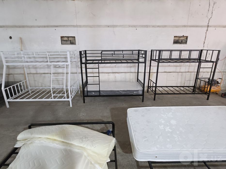 Ikki qavatli kravat. Ikki etajli krovat. 80×190 lik matras ichiga tush