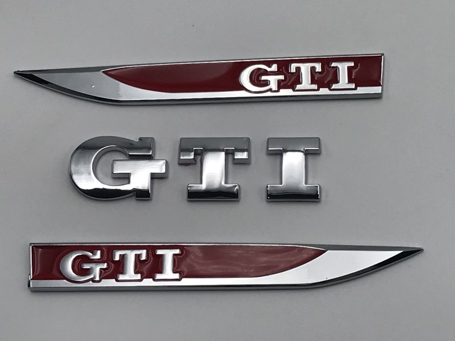 Set Embleme VW GTi rosu