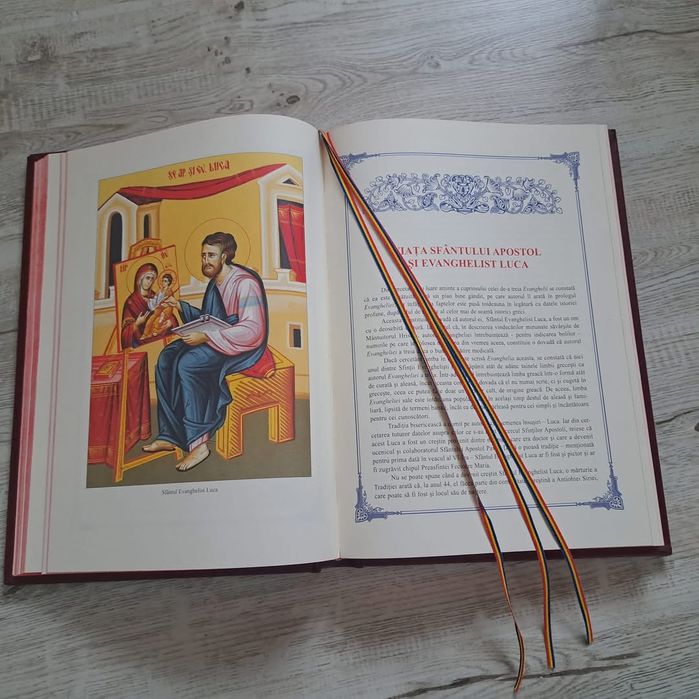 Sfânta Evanghelie – ediție de lux 2013, piele naturală de vițel