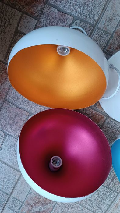 Алуминиев лампион пендел лампа абажур осветително тяло тройка