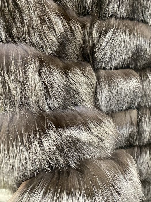 Жилетка чернобурка