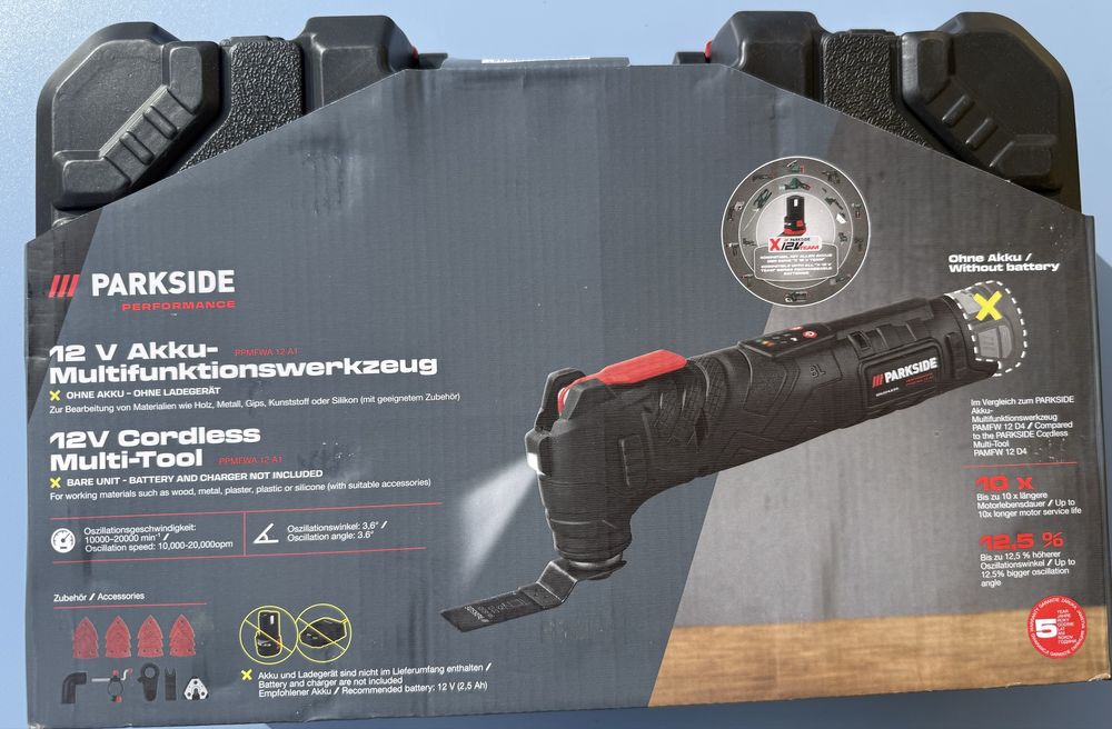 Unealta multifunctionala 12v Parkside Performance