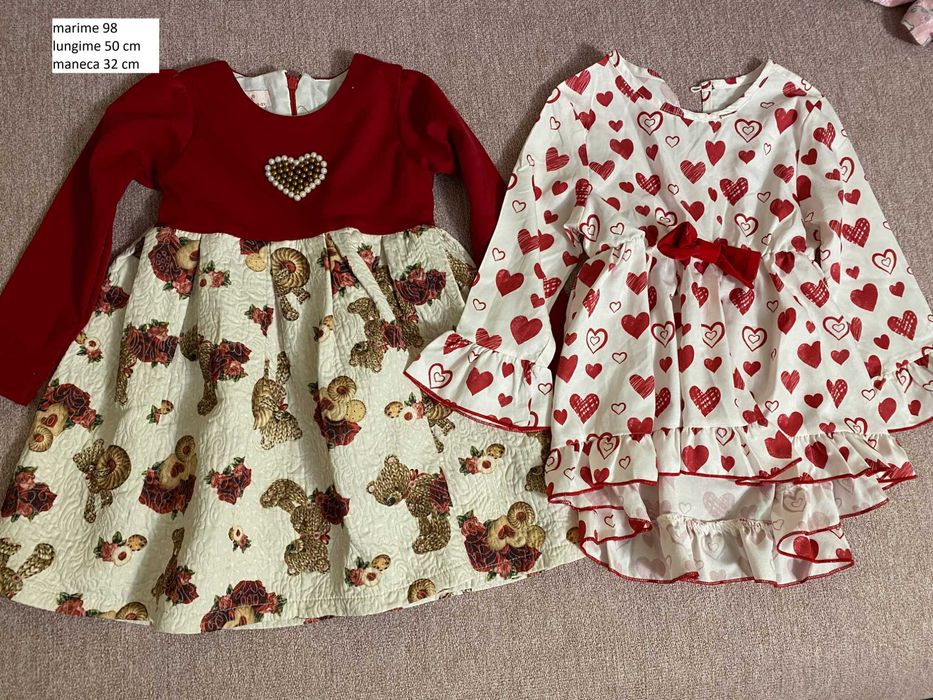 Rochie marime 92-98 copii fete ocazie craciun eleganta zara catifea