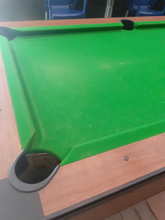 postav masa de biliard / panza schimb cosuri si mante cauciuc