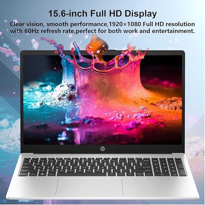 HP 255 G10 Laptop AMD Ryzen 5-7535U DDR5 16GB 512GB  15,6 FHD IPS