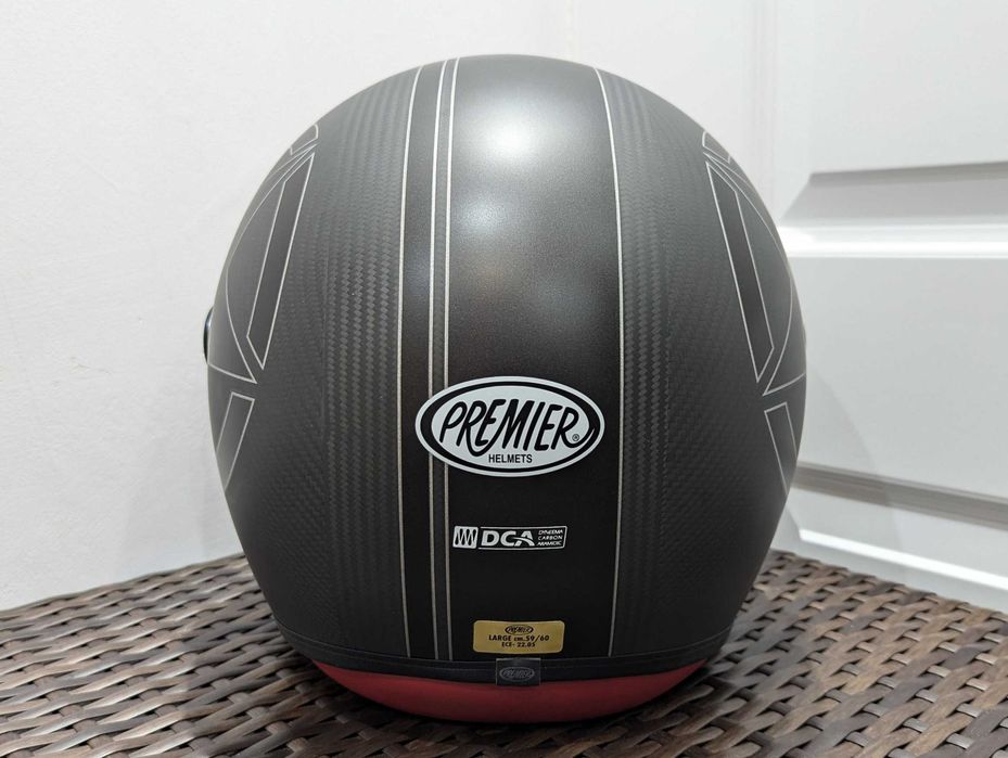 Casca moto Premier Vangarde Star Carbon, marime L - ochelari de soare