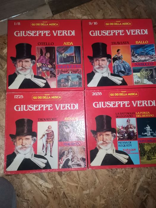 Colecție viniluri Giuseppe Verdi
