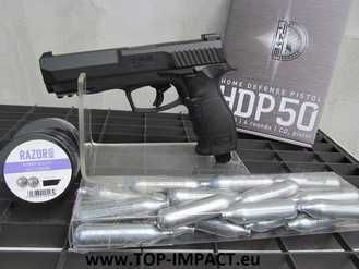 Pistol Airsoft cu BILE DE CAUCIUC HDP/Glok Putere MAXIMA 18jouli!