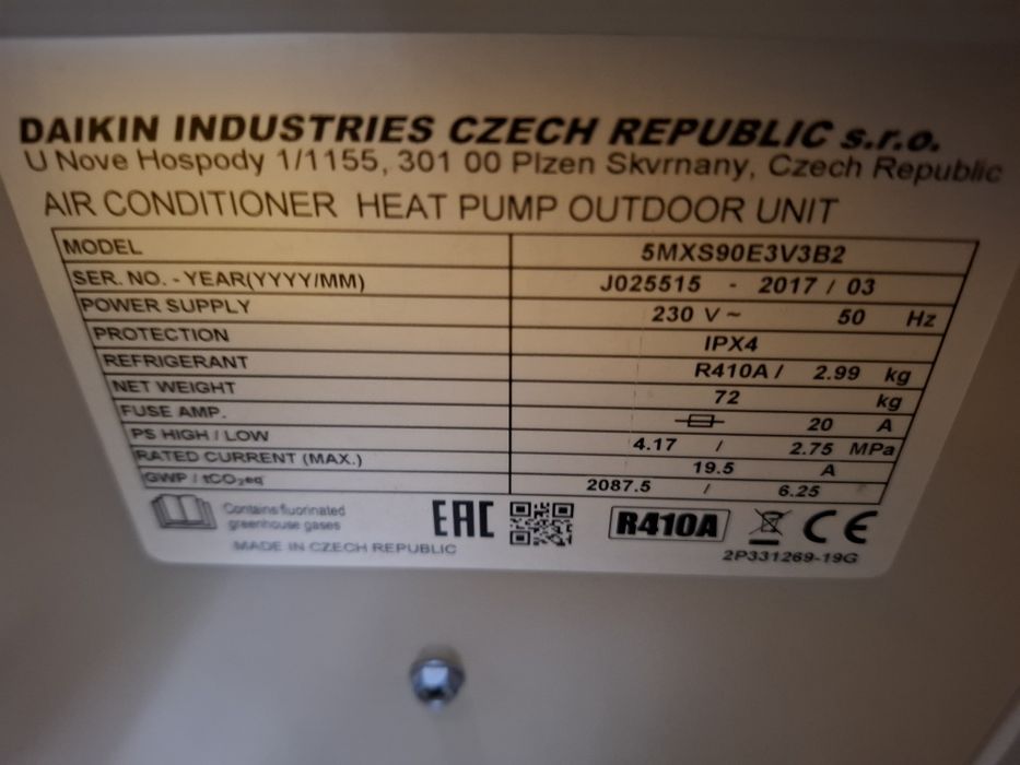 Aer condiționat Multisplit Daikin 5MXS90