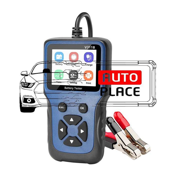 Тестер за акумулатори V311B 12V / 2000A