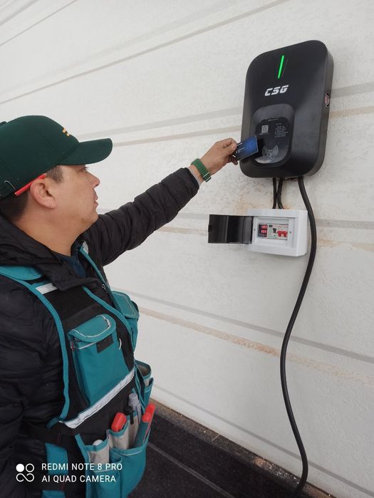 Установка зарядное устройство для Электромобилей.
7квт зарядка установ