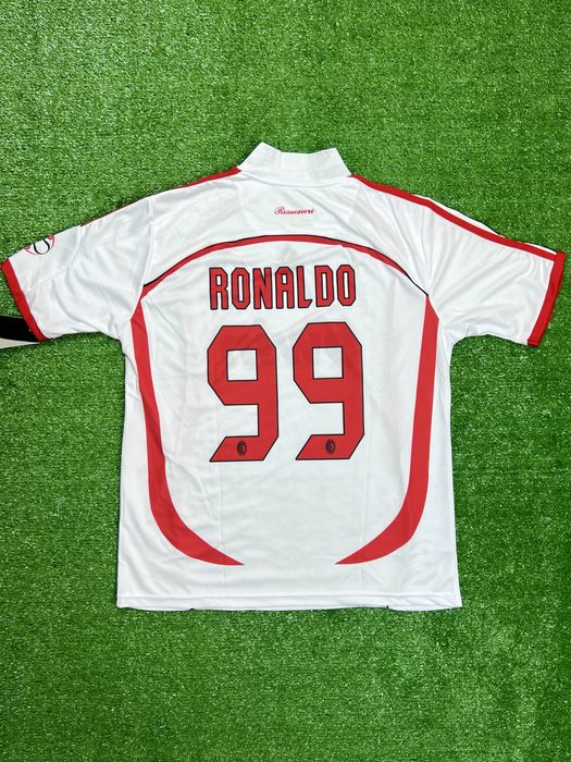 Ретро мъжка  футболна тениска на Милан/Ronaldo/Milan/07/08