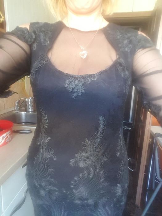 Rochie dantela cu pietricele Swarovski nr 42