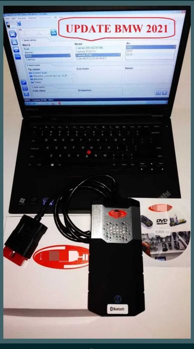 Kit diagnoza auto service multimarca turisme+camioane + Laptop Lenovo